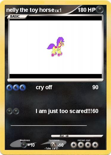 Pokemon nelly the toy horse