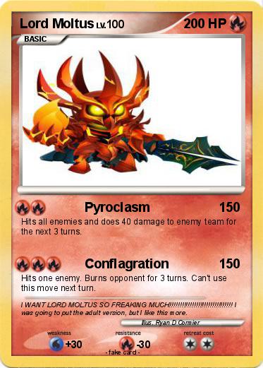 Pokemon Lord Moltus Pokemon Lord Moltus