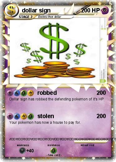 Pokemon dollar sign