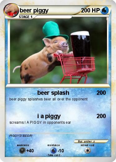 Pokemon beer piggy