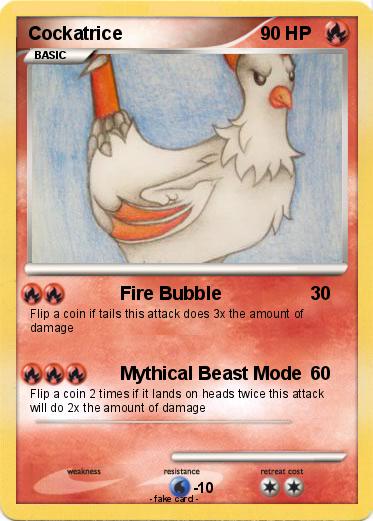 Pokemon Cockatrice