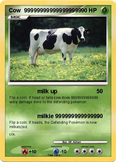 Pokemon Cow  999999999999999999