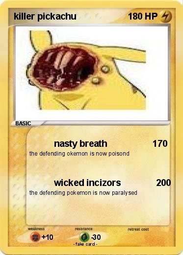 Pokemon killer pickachu