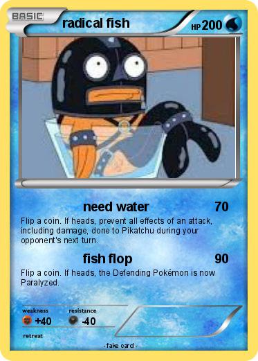 Pokemon radical fish