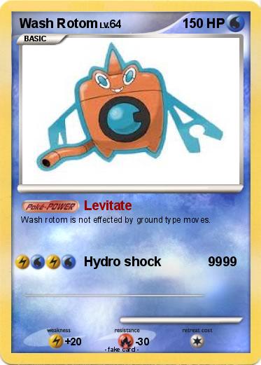 Pokemon Wash Rotom