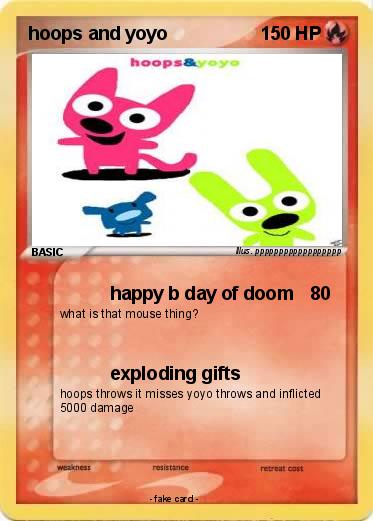 Pokemon hoops and yoyo