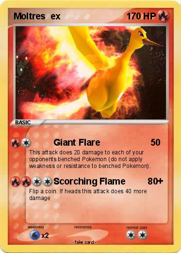 Pokemon Moltres  ex