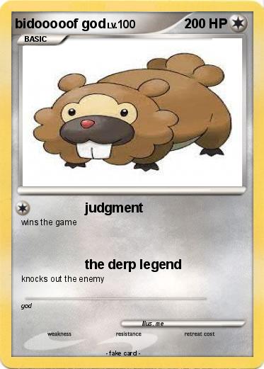 Pokemon bidooooof god
