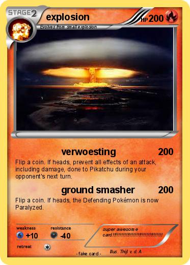 Pokemon explosion