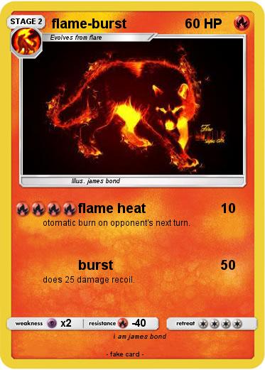Pokemon flame-burst