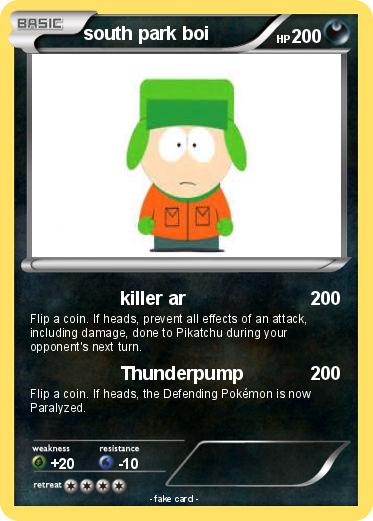 Pokemon south park boi