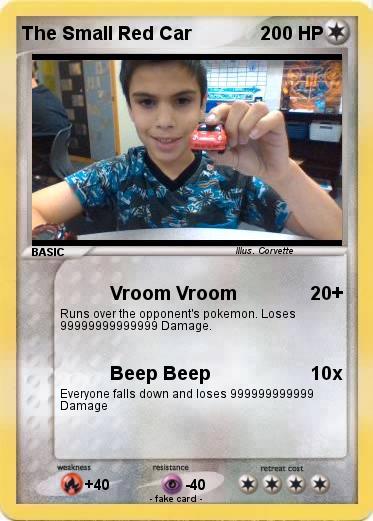 Pokemon The Small Red Car
