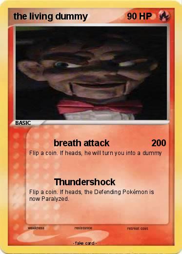 Pokemon the living dummy