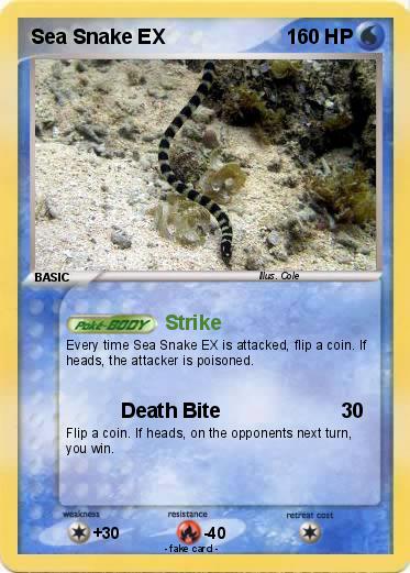Pokemon Sea Snake EX