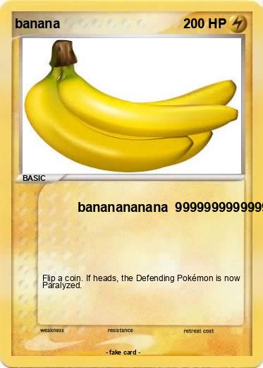 Pokemon banana