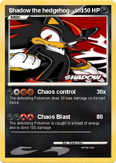 Pokemon Shadow the hedgehog