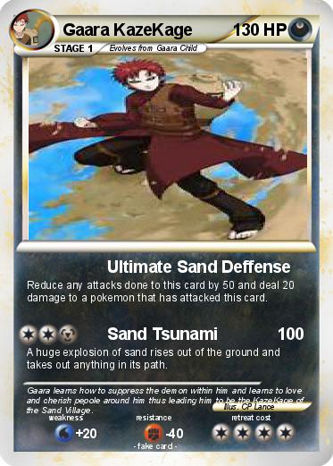 Pokemon Gaara KazeKage