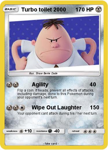 Pokemon Turbo toilet 2000