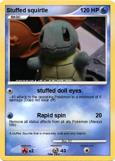Pokemon Stuffed squirtle