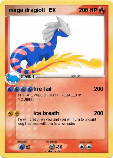 Pokemon mega dragiott  EX