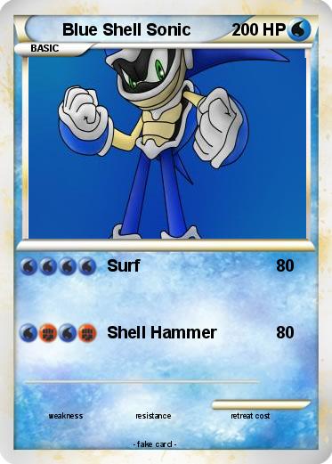 Pokemon Blue Shell Sonic