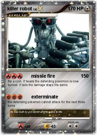 Pokemon killer robot