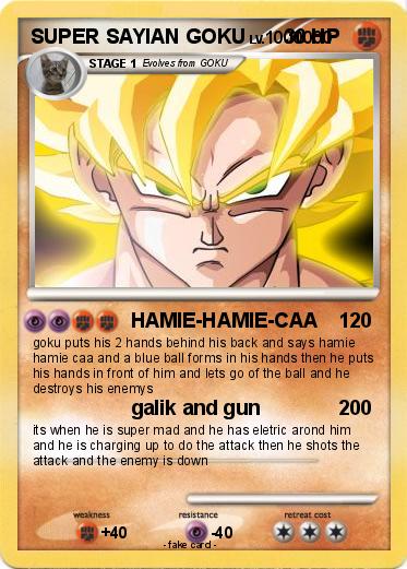 Pokemon SUPER SAYIAN GOKU