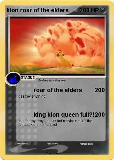 Pokemon kion roar of the elders