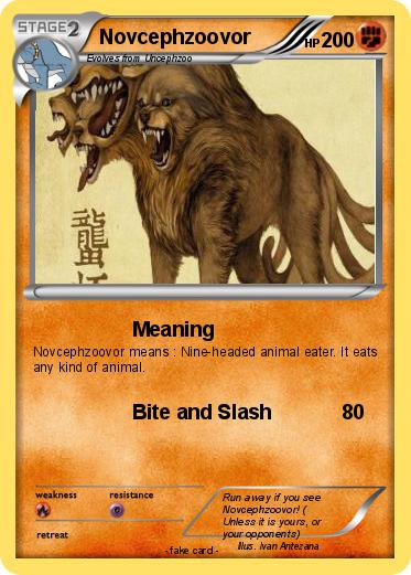 Pokemon Novcephzoovor