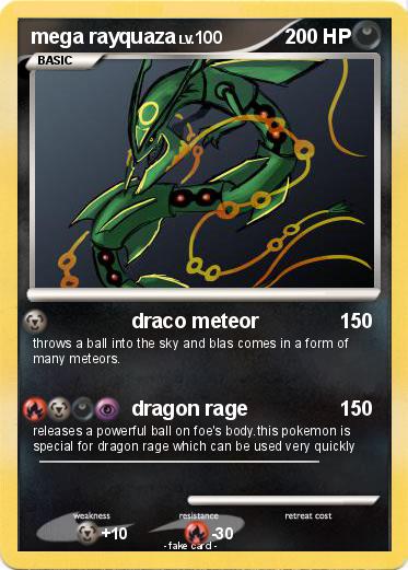 Pokemon mega rayquaza