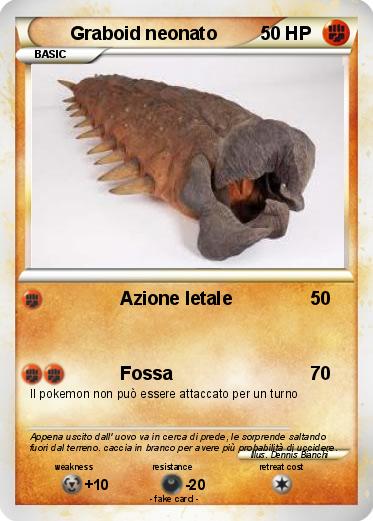 Pokemon Graboid neonato