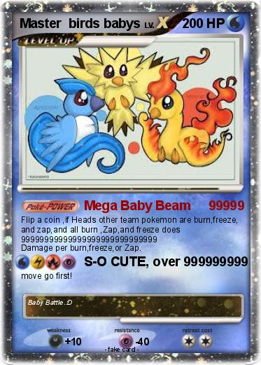 Pokemon Master  birds babys