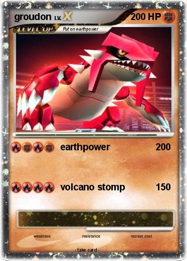 Pokemon groudon