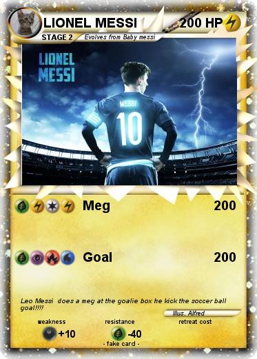Pokemon LIONEL MESSI
