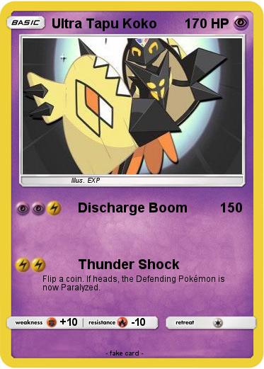 Pokemon Ultra Tapu Koko