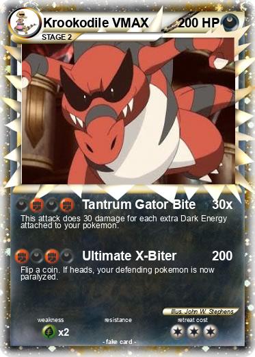 Pokemon Krookodile VMAX
