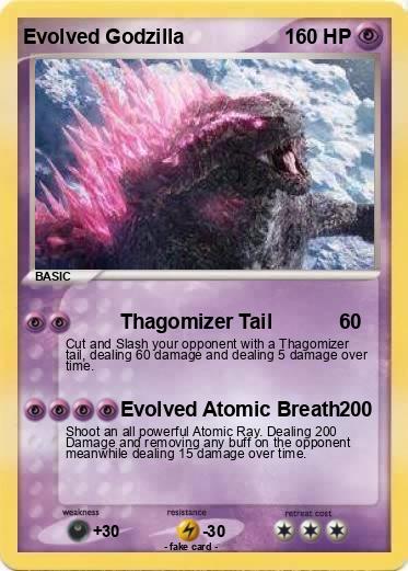 Pokemon Evolved Godzilla