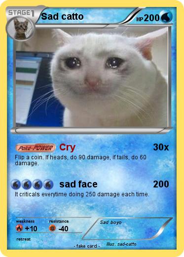 Pokemon Sad catto
