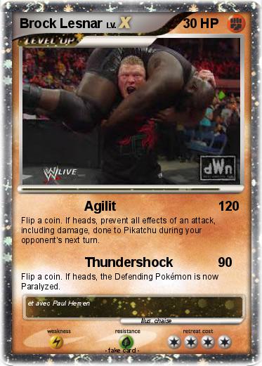 Pokemon Brock Lesnar