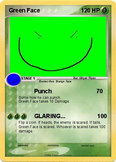 Pokemon Green Face