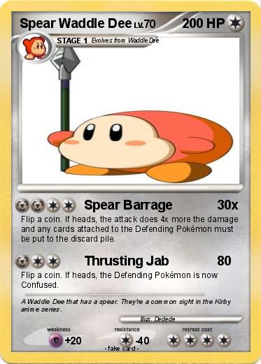 Pokemon Spear Waddle Dee