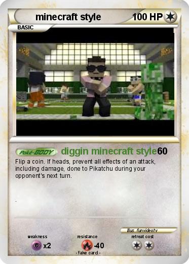 Pokemon minecraft style