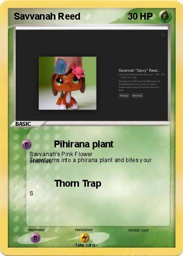 Pokemon Savvanah Reed