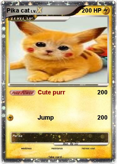 Pokemon Pika cat