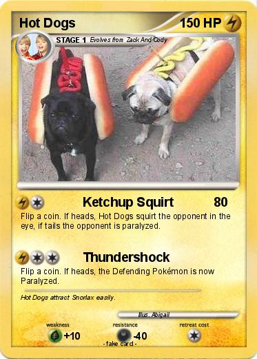 Pokemon Hot Dogs