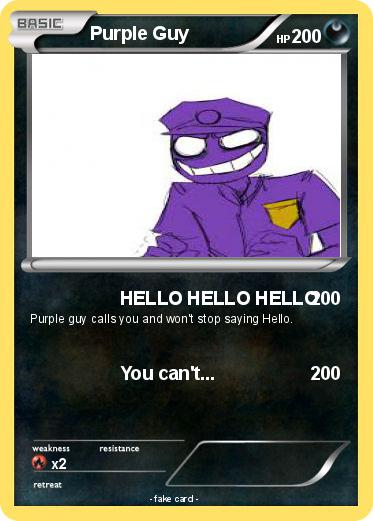 Pokemon Purple Guy