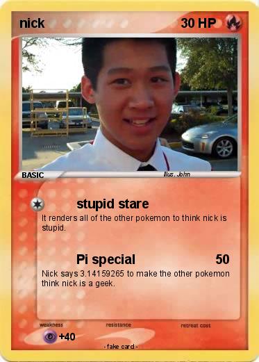 Pokemon nick