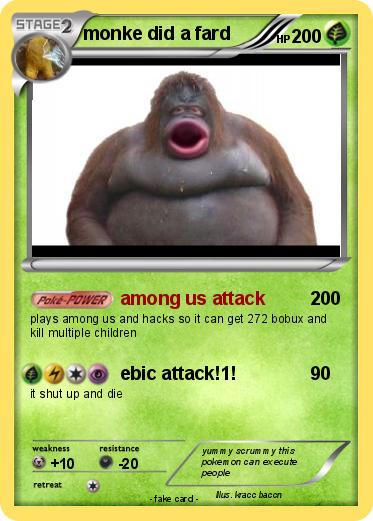 Pokemon monke did a fard