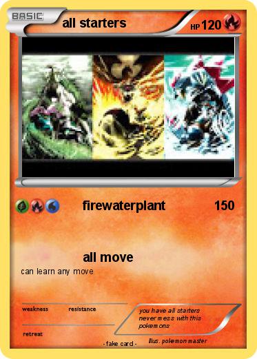 Pokemon all starters