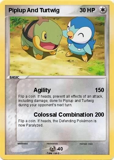 Pokemon Piplup And Turtwig